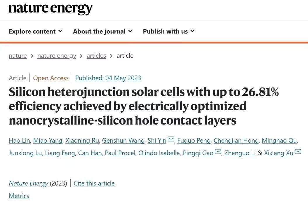 Major Breakthrough in Solar Panel Efficiency - The Renewable Energy  Institute