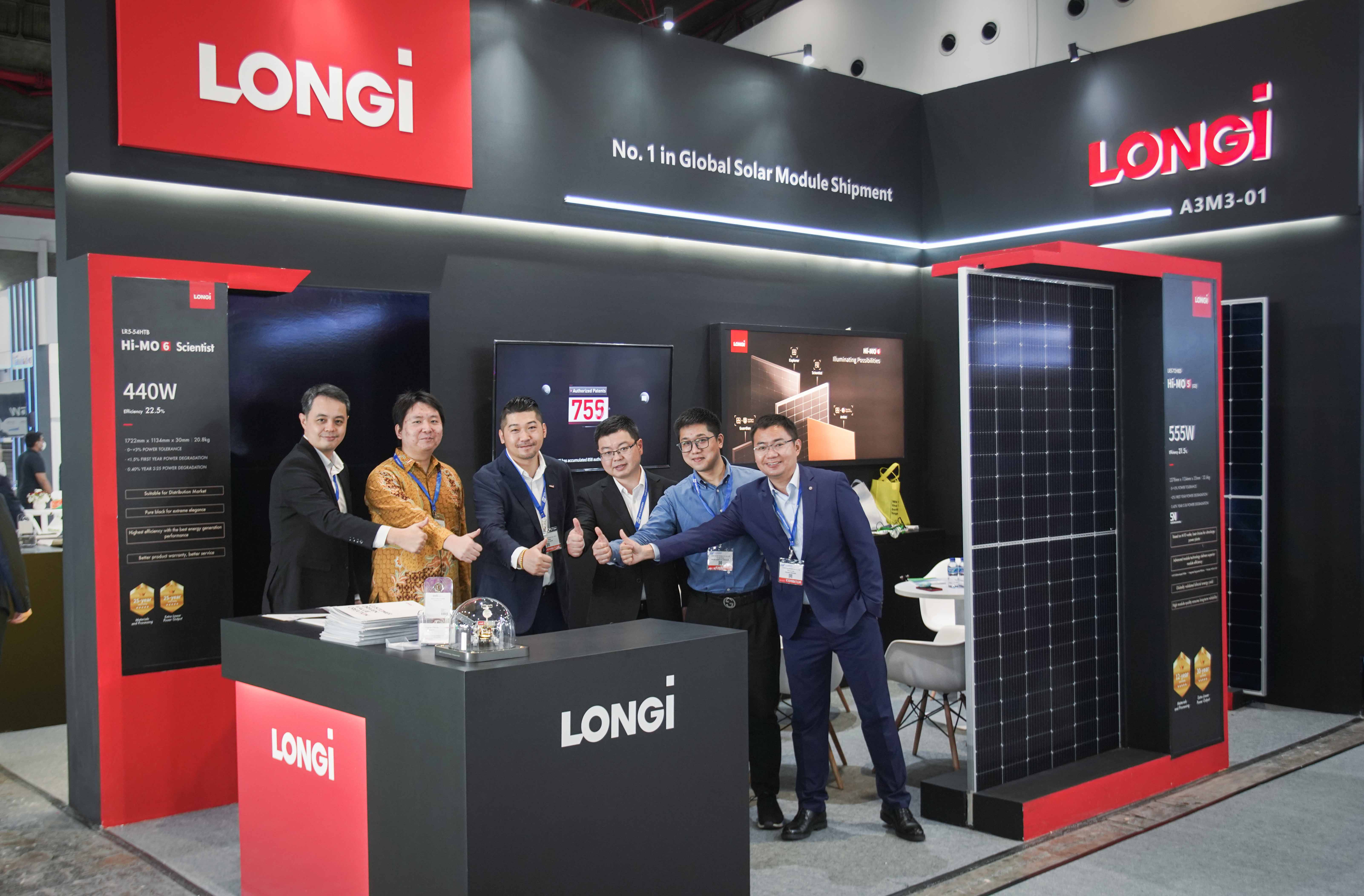 LONGi Hi-MO 6 Makes Debut At Solartech Indonesia -LONGi